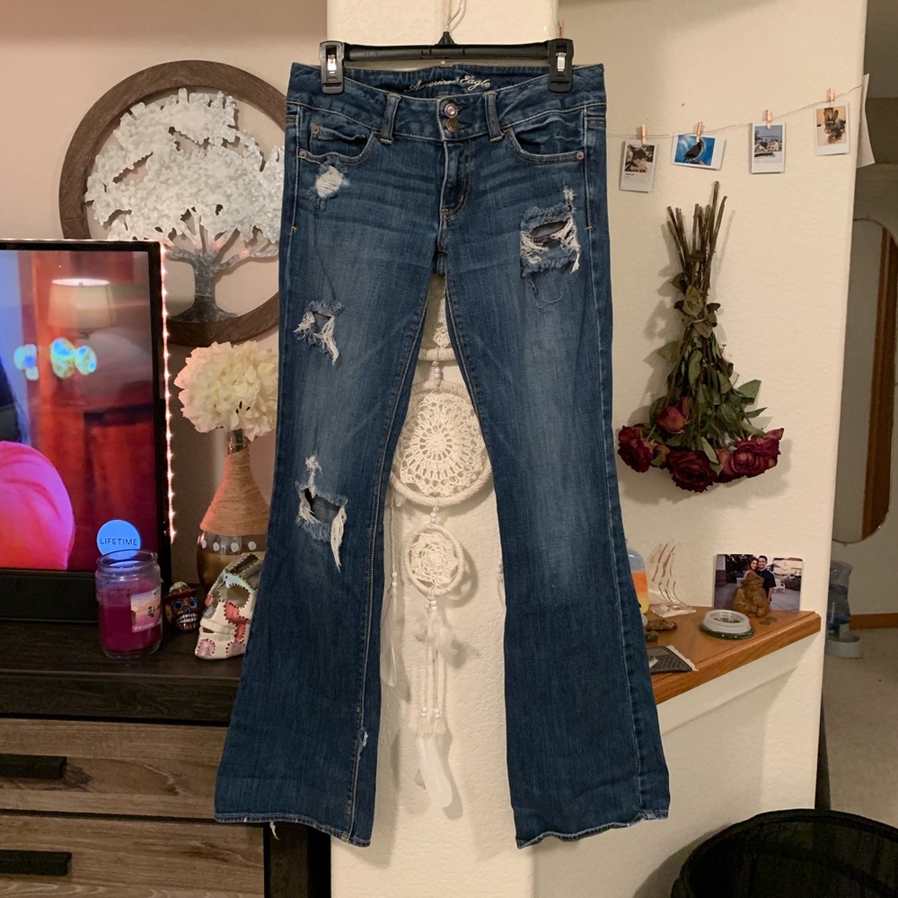 American eagle flare jeans